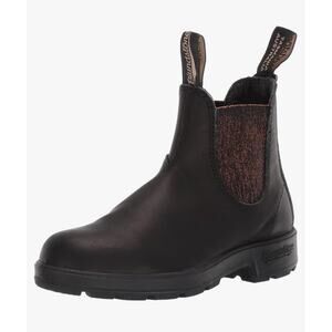 Blundstone Women’s 500 Boots Black Bronze Sparkle Chelsea Ankle Leather Work 9.5